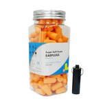 Foam Earplugs Earmuffs - Manufacturer - Orange Yellow Soft Noise Canceling Sleeping Working