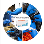 Disposable Nitrile Gloves - Manufacturer - Loktar 4mil 6mil Black Food Powder Free Hand Ware