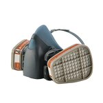 Gas Mask Respirator - Manufacturer - High Fit Comfortable Chemical Half Mask with Filter Shield