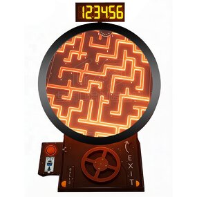 Maze Game Machine Manufacturer - Coin-operated Funny Gravity Beads Blocks Construction 3D Puzzle Ball Track