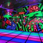 Glow Wall Games Manufacturer - Amusement Park Fluorescent Background BATAK Pro Interactive LED Jumping Grid