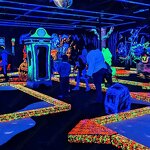 Mini Golf Course Manufacturer - Monster Glow Custom Interactive Neon Setup for Indoor Entertainment
