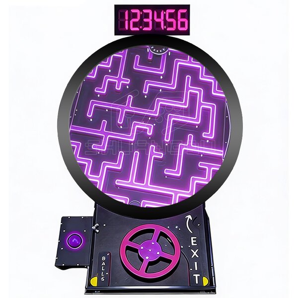 Maze Game Manufacturer - Custom Amusement Park Coin-operated Mini Gravity Round 3D Puzzle Reaction Ball Track