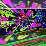 Glow Wall Games Manufacturer - Amusement Park Fluorescent Background BATAK Pro Interactive LED Jumping Grid