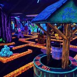 Playground Equipment Manufacturer - Interactive Projection with Fluorescent Mural and Monster Mini Golf LED