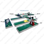 Golf Simulator Manufacturer - Outdoor LED Mini Electric Accessories with Turf Mats for Playground