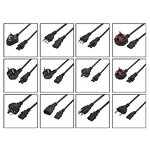 European Power Cord - Manufacturer - 2 Cores With 8 Shape Connector AC Cable