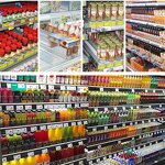 Gravity Feed Shelf - Manufacturer - Custom Color Black White Super Market Use