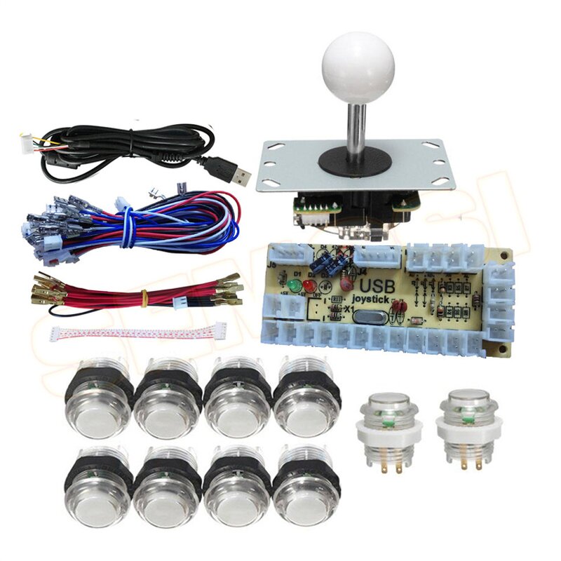 Arcade DIY Parts Set - Manufacturer - Push Button and Joystick Factory Direct