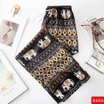 Thai Yoga Pants - Manufacturer - Elephant High Waist Wide Leg Summer Beach Pants