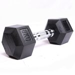 Rubber Dumbbell - Manufacturer - Hex Shape Gym Used Factory Supplied Cheap