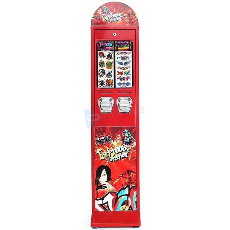 Sticker Vending Machine Manufacturer - Coin Operated for Cartoon Tattoo Photo