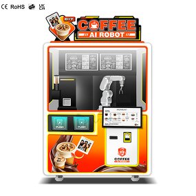Coffee Vending Machine Manufacturer - Hot Sale Commercial Robot Barista AI Flower Printing