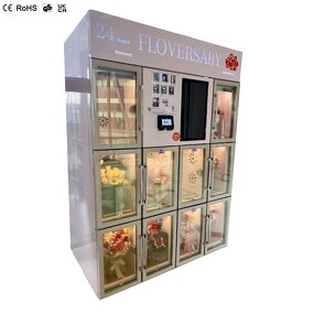 Flower Vending Machine Manufacturer - Factory Price Custom Automatic Self Service with Cooler