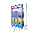 Gachapon Vending Machine Manufacturer - High-quality Low Price Large for 50-75mm Capsule Toys with Coin Acceptor