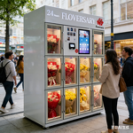 Flower Vending Machine Manufacturer - Hot Outdoor Indoor Commercial 24 Hours Unmanned Bouquets