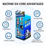 Printer Vending Machine Manufacturer - Custom Commercial with QR Code Payment SDK