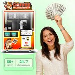 Coffee Vending Machine Manufacturer - Super Large 24-Hour Robot Kiosk Unmanned Multi Flavor