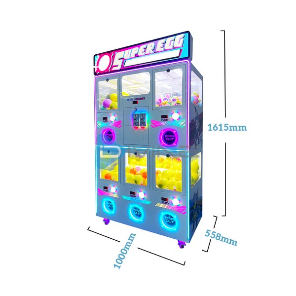 Gachapon Machine Manufacturer - Commercial Box Capsule Toy Tiered Integration 1-5 Player Coin Token Operated