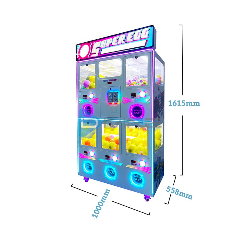Gachapon Machine Manufacturer - Commercial Box Capsule Toy Tiered Integration 1-5 Player Coin Token Operated