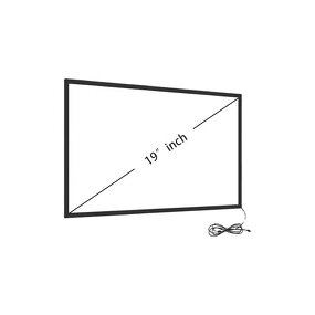 Touch Panel Kit Manufacturer - 19 Inch 10 Points Touch Control Overlay USB for TV/ATM/POS/Advertising