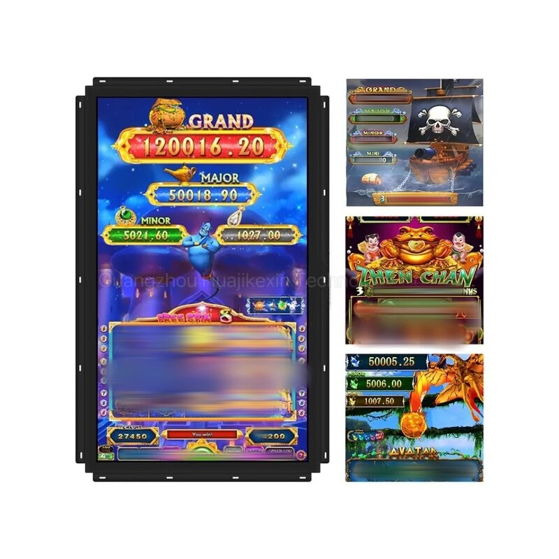 Gaming Monitor Manufacturer - HJKX 32 Inch Flat Touch Screen Open Frame 43 55 Inch High Resolution