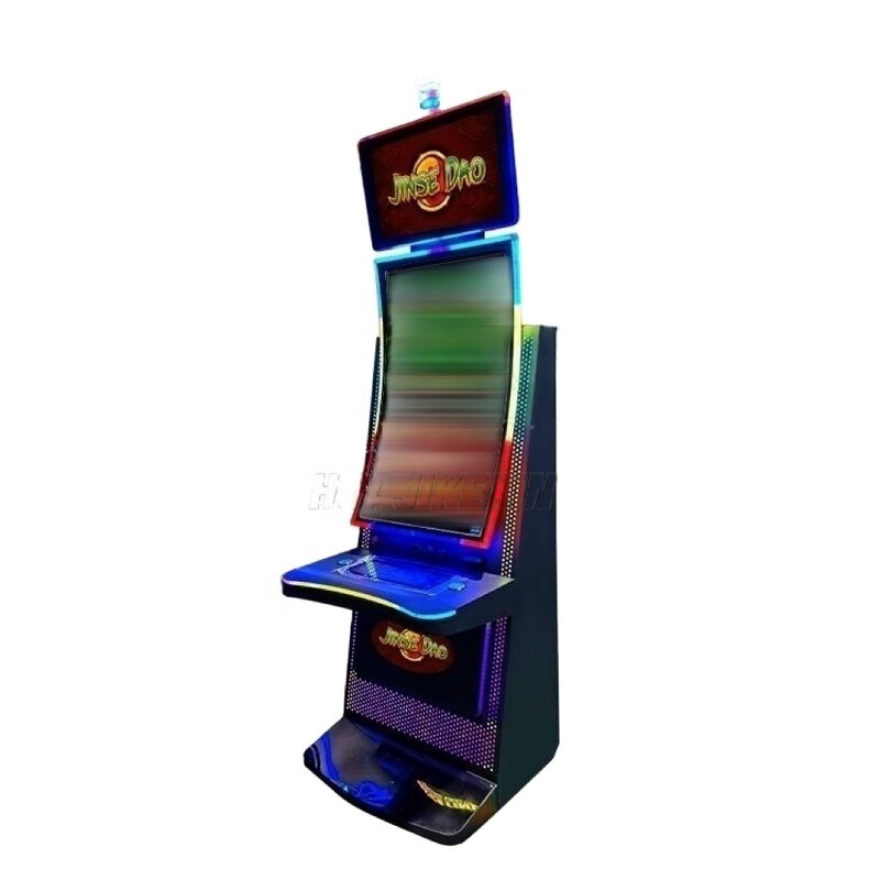Video Game Machine Manufacturer - 43 Inch Curved Touch Screen Skill Games Jinse Dao 4 in 1