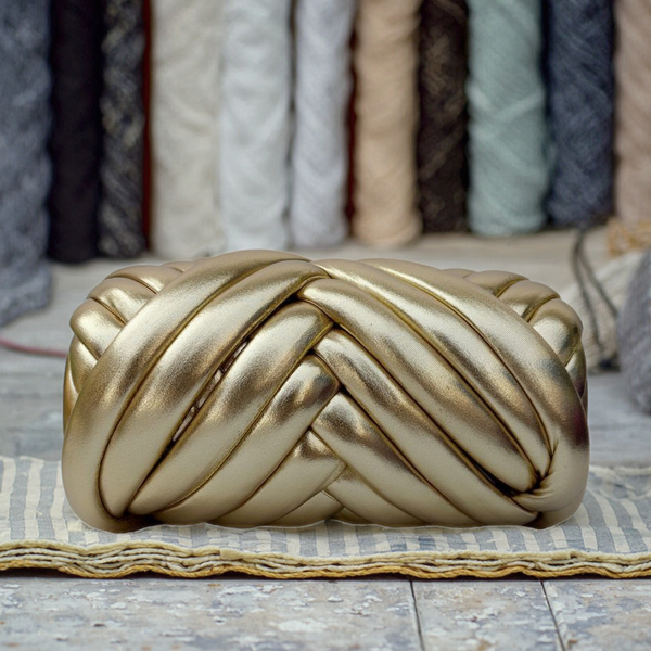 Metallic Tube Yarn - Manufacturer - 3CM Super Chunky Recycled Dyed Crochet