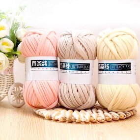 T-shirt Yarn - Manufacturer - Wholesale Solid Color Hand Knitting Crochet Yarn