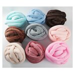 Acrylic Tube Yarn - Manufacturer - 3cm Bulky Roving Velvet Washable Arm Knitting