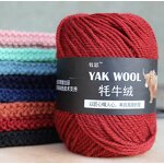Yak Wool Yarn - Manufacturer - Medium Thick Coat Scarf Ring Spun Cotton Acrylic