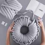 Chunky Tube Yarn - Manufacturer - Polyester Cotton Anti-Bacteria Arm Knitting