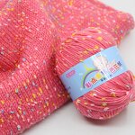 Silk Meringue Yarn - Manufacturer - Medium Thick Baby Crochet Recycled Melange