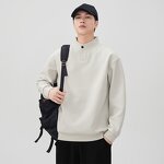 Men's Base Shirt - Manufacturer - Heavy Henry Autumn Long Sleeve Loose Solid