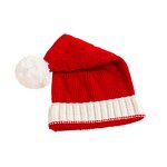 Christmas Santa Hat - Manufacturer - Red Pom Pom Knitted Adults Kids Festival