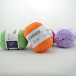 Pure Cotton Yarn - Manufacturer - 100% High Strength for Baby Sweaters Hand Knitting