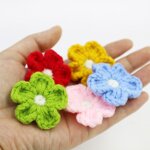 Crochet Flower Appliques - Manufacturer - Custom Handmade Sewing Bow Dress Decor