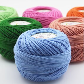 Lace Cotton Yarn - Manufacturer - 3# 100% Wholesale Crochet Knitting Sewing Embroidery