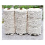 Cotton Macrame Cord - Manufacturer - 100% Natural White Handmade Braided Wall Decor