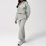 Women's Sweatshirt Set - Manufacturer - Autumn Winter Thickened Hooded Zip 2 Piece