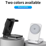 Wireless Charger Manufacturer - 3-in-1 15W Magnetic Foldable for Phone & Smart Watch