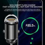 Car Charger Manufacturer - PD 30w Dual USB + Type C QC3.0 Fast with Pull Ring