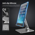 Tablet Stand Manufacturer - Carbon Steel Desktop Folding Flexible Mounting with OEM Logo