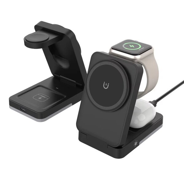 Wireless Charger Manufacturer - 15W Magnetic Multi-functional for Phone Earphone Watch