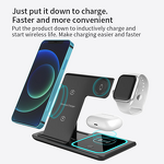 Wireless Charger Manufacturer - Multifunction 3 in 1 Strong Magnetic Fast for Watch Earphone