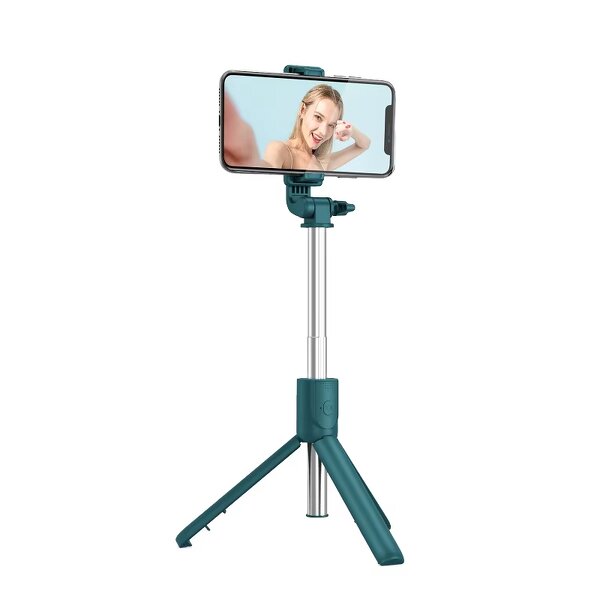 Selfie Stick Manufacturer - R1S Extendable 71cm 360 Rotatable with LED Light for Vlog