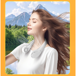 Neck Fan Manufacturer - Mini Foldable Electric Rechargeable 3 Wind Speeds Wearable
