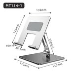 Tablet Stand Manufacturer - Carbon Steel Desktop Folding Flexible Mounting with OEM Logo