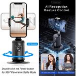 Phone Holder Manufacturer - P01 Smart AI Face Recognition 360° Rotate Mobile Stabilizer