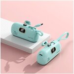 Power Bank Manufacturer - 5000mAh Mini Type C Digital Display Fast USB Wireless Capsule